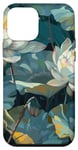iPhone 12 mini Lotus Flowers Oil Painting style Art Design Case