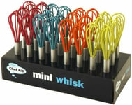 Chef Aid Kitchen Multi Coloured Mini Silicone Whisk 15.5cm x 4.5cm x 2cm