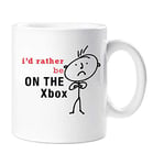 60 Second Makeover Limited Men's I'd Rather Be On The Xbox Mug Cup Gift Dad Husband Fathers Day Friend Birthday Christmas Cup one Size
