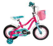 Schwinn Elm 12" Wheel Kids Girls Bike Bicycle With Stabilisers Age 3+ Pink Blue
