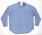 * LEVI'S * Men's NEW Silver Tab Chambray Denim Shirt - Large - Baggy Loose Fit