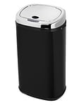 Morphy Richards 42 Litre Square Sensor Bin Black