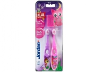 Jordan DUO Soft Clean tandborste för barn (3-5 år) mjuk 1 op-2 st mix design
