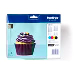 Brother LC123VALBPDR Multipack 4-färgspaket för 600 sidor bl a DCP-J132W