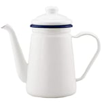 Enamel Coffee Pot, 1.1L Hand-Made teapot, Gas Stove for Induction Cooker