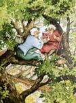 Inge Löök Enkelt Kort - Lyckliga damer Klättra i träd (Fraktfritt)
