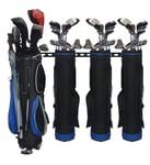 GearHooks Golf Trolley and Bag Storage For Easy Cart Travel Space Saving Clubs Holder For Women Men Easy Fit To Keep Your Kit Tidy Wall Mountable Heavy Duty Made In The UK