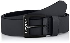Levi's Men's Contrast Belt, Regular Black, 80 cm