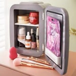 New 2-in-1 Warm or Cold Mini Fridge For Party Drinks, Makeup & Beauty Products