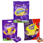 Cadburys Mini Chocolate Egg Easter Gift PackMini Eggs Creme Egg Oreo Dairy Milk Eggs 3 Pack