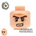 LEGO Minifigure Head LOTR Gimli Stern and Grimace
