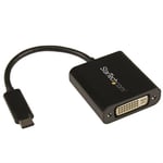 StarTech.com USB C to DVI Adapter - Black - 1920x1200 - USB Type C Vi
