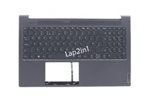 New Lenovo Yoga Slim 7-15IIL05 82AA Palmrest Cover Case UK Keyboard 5CB0X55840