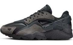 Nike Men's Air Huarache Runner Sneaker, Black Medium ash Anthracite, 10.5 UK