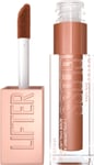Maybelline Lifter Gloss Bronzed Lip Gloss, Lasting Hydration, 018, Bronze, 5.4ml