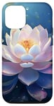 Coque pour iPhone 13 Fleur de lotus symbole de beauté et spiritualité Illustration