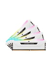 Corsair Vengeance RGB PRO SL DDR4-3200 - 64GB - CL16 - Quad Channel (4 stk) - Intel XMP - Hvit med RGB