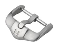 Hirsch ACTIVE Buckle Stainless steel brushed - 18 mm