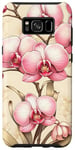 Coque pour Galaxy S8+ Élégante orchidée rose