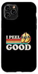 Coque pour iPhone 11 Pro Jeu de mots à la banane « I Peel Good » Funny Banana