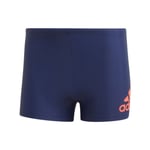 adidas Men's Swimming Shorts (Size 26") Fit BX Bos Navy Logo Trunks - New