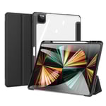 DUX DUCIS iPad Pro 12.9 (Gen 4/5/6) TOBY Series Trifold Fodral - Svart Svart