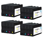 16 Ink Cartridges (Set) for HP Officejet Pro 276dw, 8600, 8610, 8620