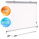 Vertikal upprullbar markis med vev, balkong, terrass, lusthus, beige, MultiGarden