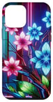 Coque pour iPhone 12 mini Fleur de cerisier esthétique vitrail