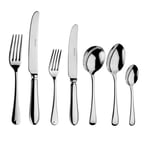 'Georgian' Stainless Steel 7 Piece 1 Person Place Setting Boxed Cutlery Set