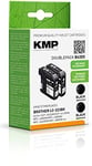 KMP Lot de 2 Cartouches d'encre compatibles Brother LC-223BK pour imprimantes Brother 4120, 4420, 562, 4120, 480, 680, 4420, 880 :DW MFC-J : 4625, 4620, 5320, 5625, 5620, 5720 DW