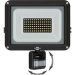 brennenstuhl LED Spotlight JARO 7060 P (LED-strålkastare för väggmontering för utomhus IP65, 50W, 5800lm, 6500K, med rörelsedetektor)