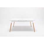 Bureau bench scandinave Jester Blanc 160x141