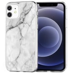 Verco Mobile Phone Case for iPhone 12 Mini Case, Premium Pattern Mobile Phone Cover for Apple iPhone 12 Mini Case, Soft Flexible TPU Case (5.4 Inches), Marble