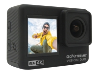 Easypix GoXtreme Vision DUO - Aktionkamera - 4 K / 60 fps - 12.0 MP - Wi-Fi - undervatten upp till 30 m