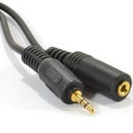 kenable 2.5mm Stereo Jack Plug to 2.5mm Jack Socket Extension Cable 3m [3 metres]