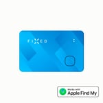 FIXED FIXED Tag Card Tracker för Apple Find My Blå