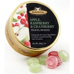 SIMPKINS TIN TRADITIONAL ENG APPLE,RASP & CRANBERRY TRAVEL SWEETS DROPS - 200 G