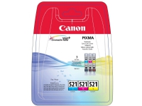 CANON CLI-521 Multipack cyan/magenta/yellow 3x9ml iP3600 iP4600 MP540 MP620 MP630