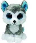 OFFICIAL TY BEANIE BOO BABIES SLUSH HUSKY PLUSH SOFT TOY NEW WITH TAGS