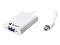 Sandberg Adapter MiniDP>VGA+Audio - Convertisseur vidéo - DisplayPort - VGA