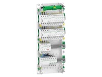 Schneider Electric Förmonterad Växel Resi9 Xp Pw, 4 Rader 13M: 1Xafb 1Xspd + 2Xrcd + 7Xc10a 1Pn + 2Xc16a 3Pn + 1Xc10a 3Pn Och 1Xrcbo C20a 3Pn
