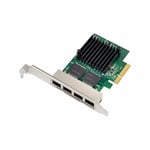 Microconnect 4 Port RJ45 Network Card, PCIe Brand