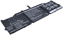 Kompatibelt med HP Chromebook 11-2104TU, 10.8V, 3250 mAh
