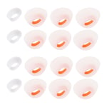8Pair White Silicone Earplug In-Ear Eartip Earbuds Compatible with JBL Tune Flex