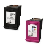 HP 302xl BK og tricolor sampak 38 ml kompatibel kvalitetsblæk til HP