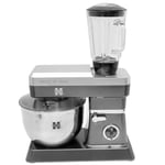 Stand Mixer, Köksmaskin 1200W, 6,5 liter - Silver