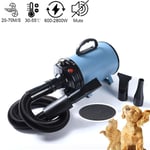 Ledph High Velocity Dog Dryer Professional Dog Pet Grooming Hair Force Dryer Blower, Noise Reduction Dog Hair Dryer with Heater Stepless Adjustable Speed Pet Grooming