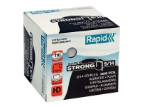 Rapid Super Strong - Klamrar - 9/14 - 14 mm - galvaniserat stål - paket med 5000 - för Rapid HD9