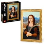 LEGO Art Mona Lisa Painting Set, Wall Model Kit for Adults to Build, Home, Living Room or Office Décor Idea, Creative Activity Gift for Men, Women, Him or Her 31213